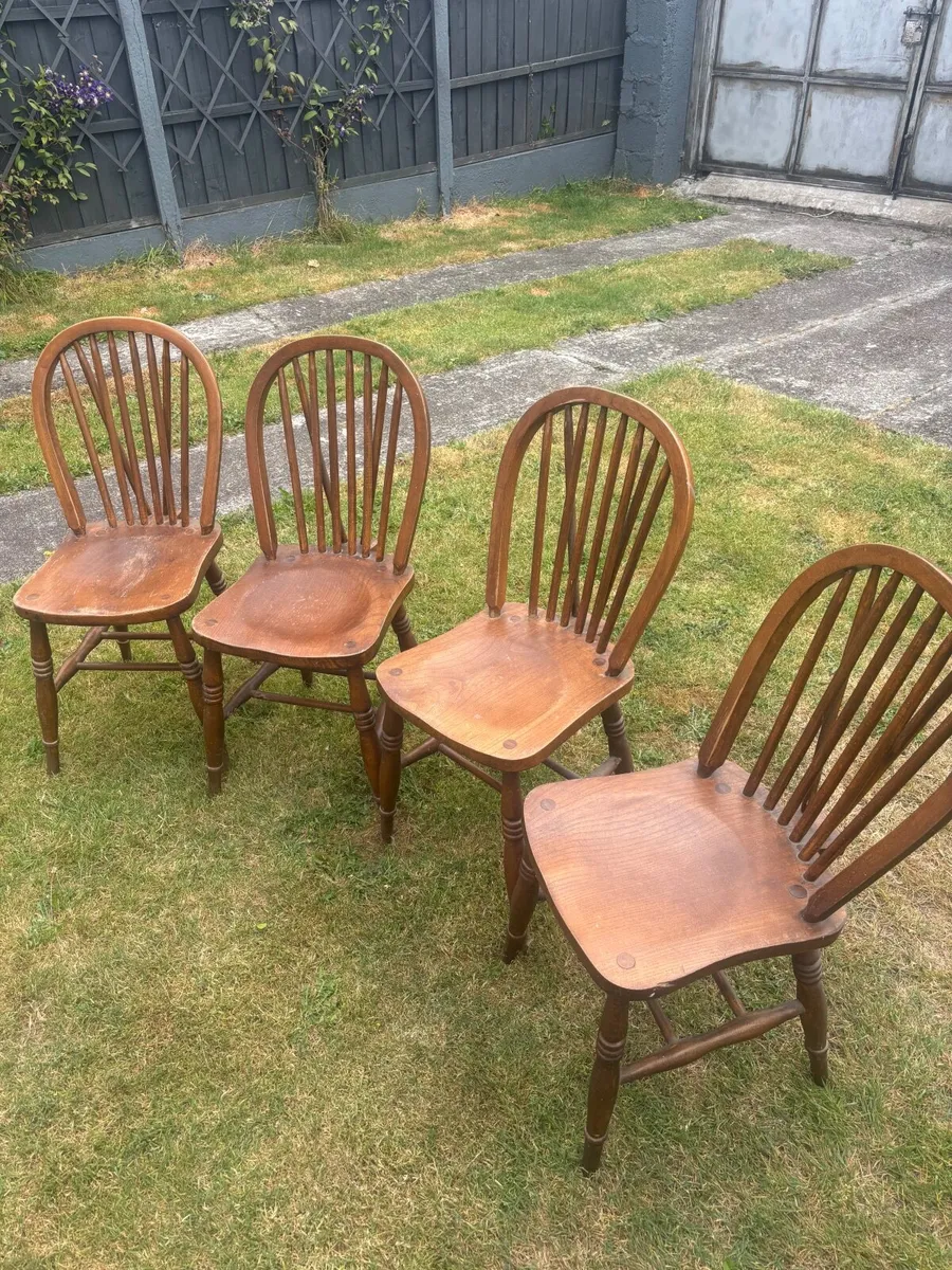 Antique dining chairs - Image 1