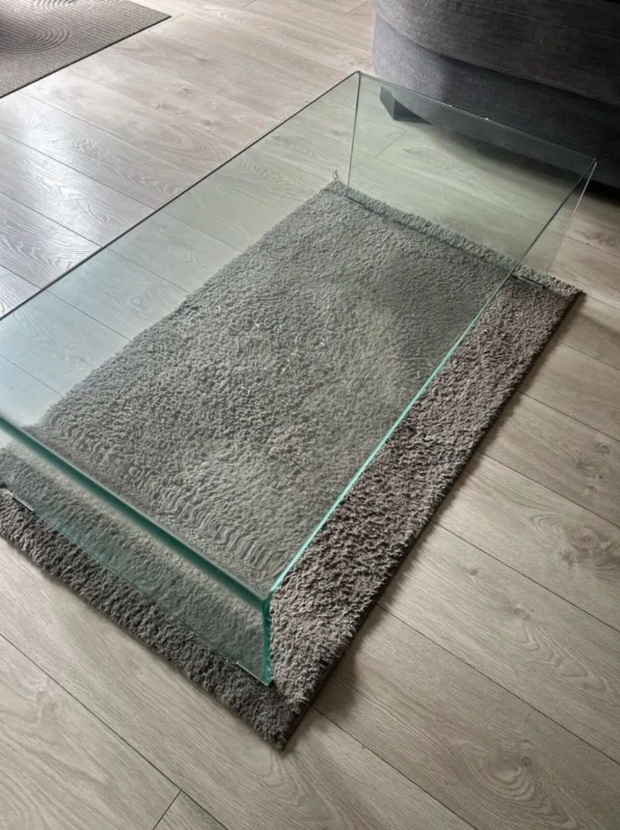 Habitat Bent Glass Coffee Table - Image 2