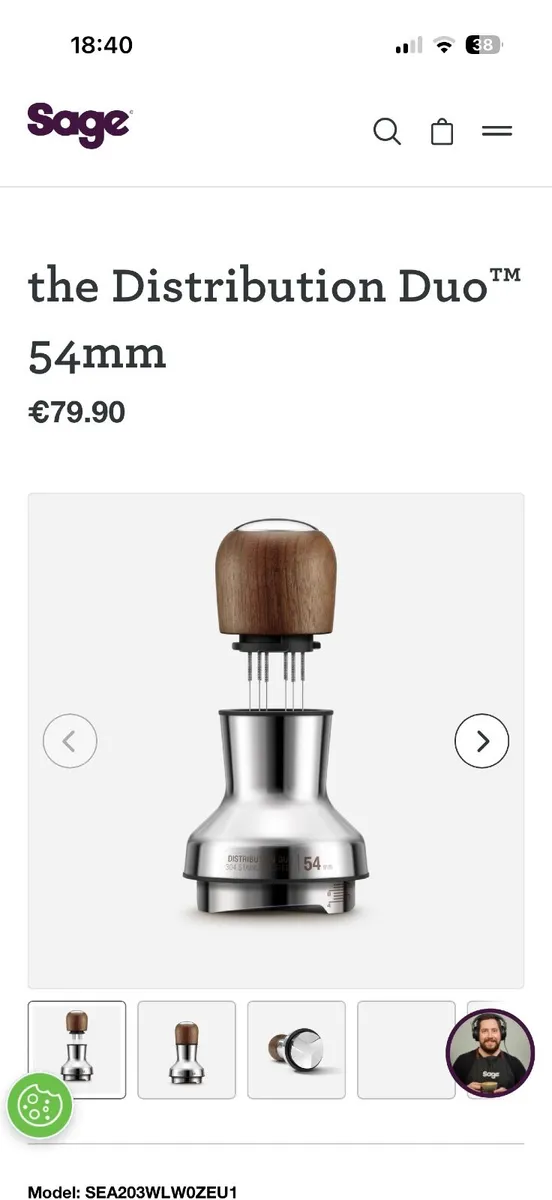 Sage the Distribution Duo™ 54mm coffee - Image 1