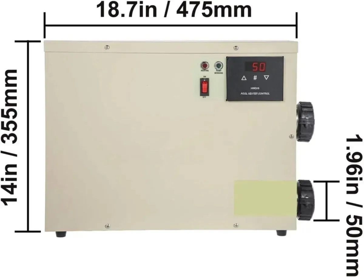 Swimming Pool Heater 11KW Digital Pool Heater - Image 1
