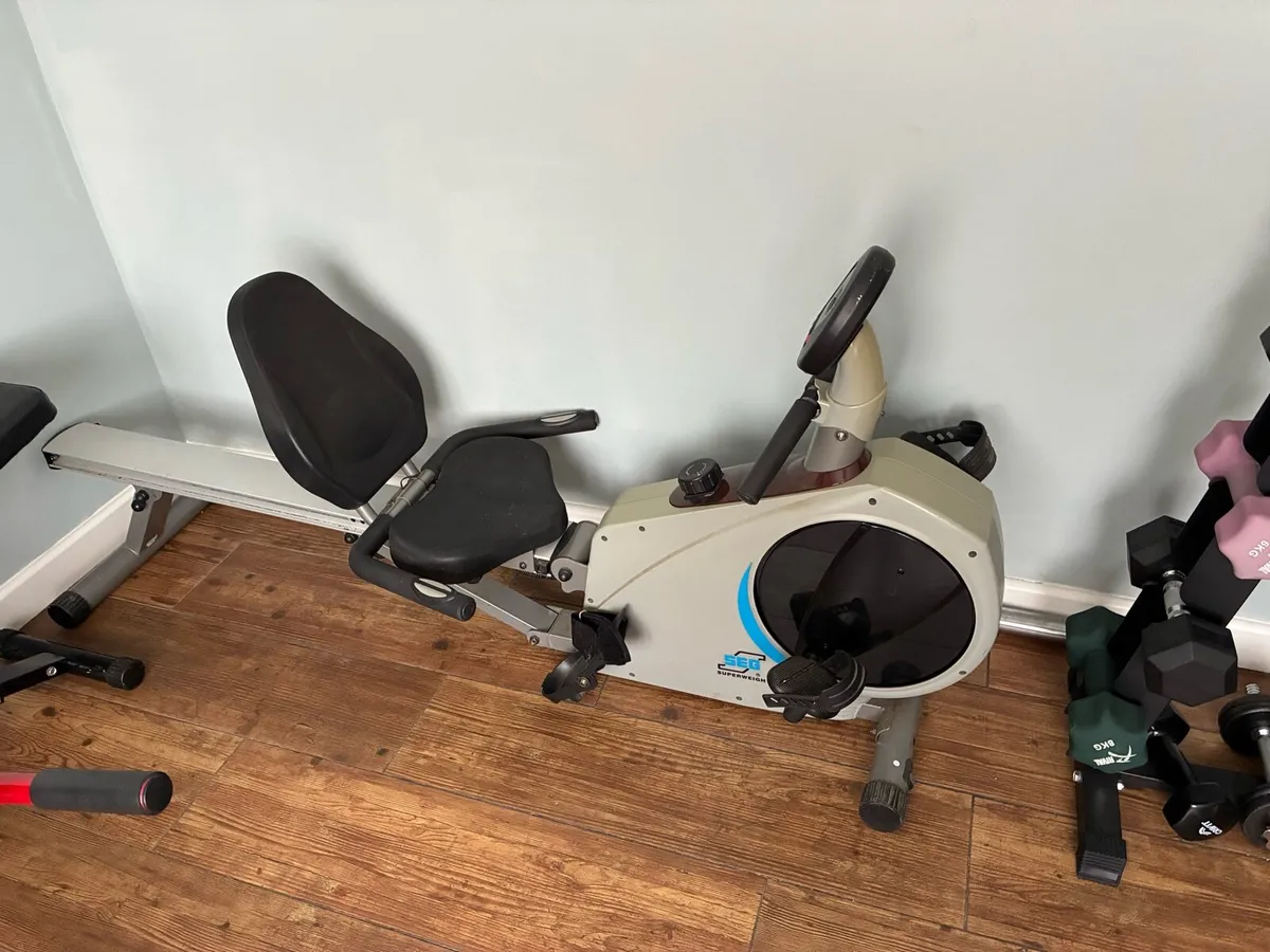 Bike and Rowing Machine