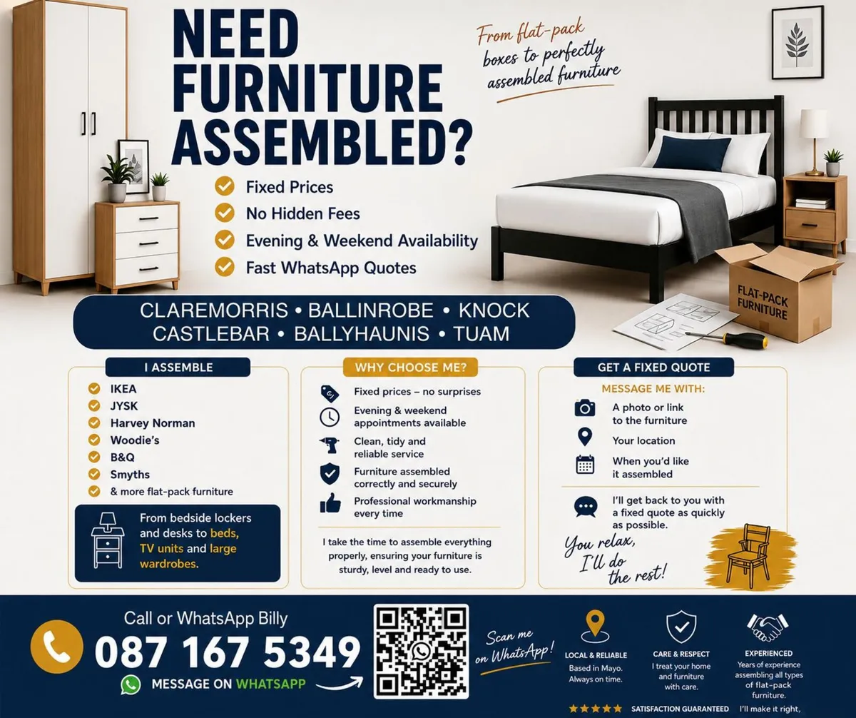 Flat Pack, IKEA & More, Furniture Assembly