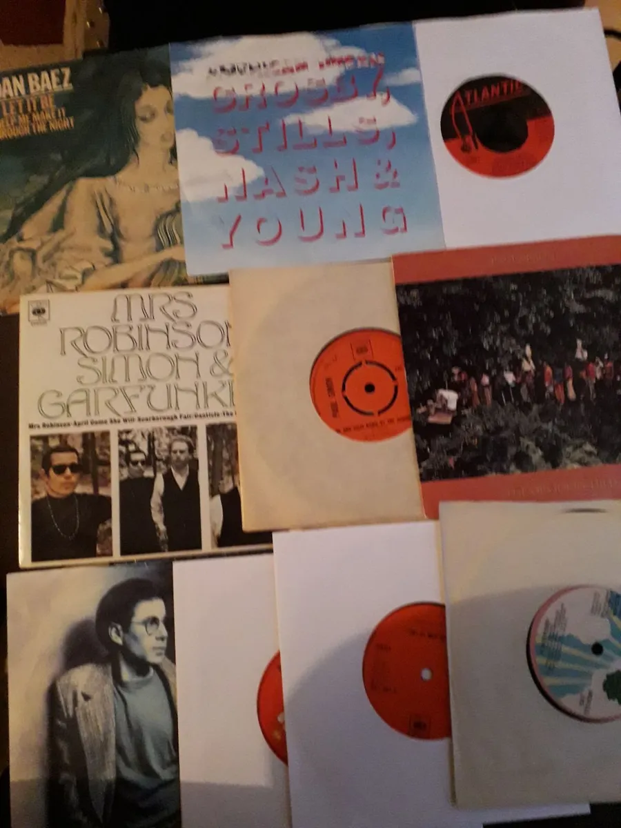 47 x Vinyl 7'' Singles - Beatles America  Doobies - Image 4
