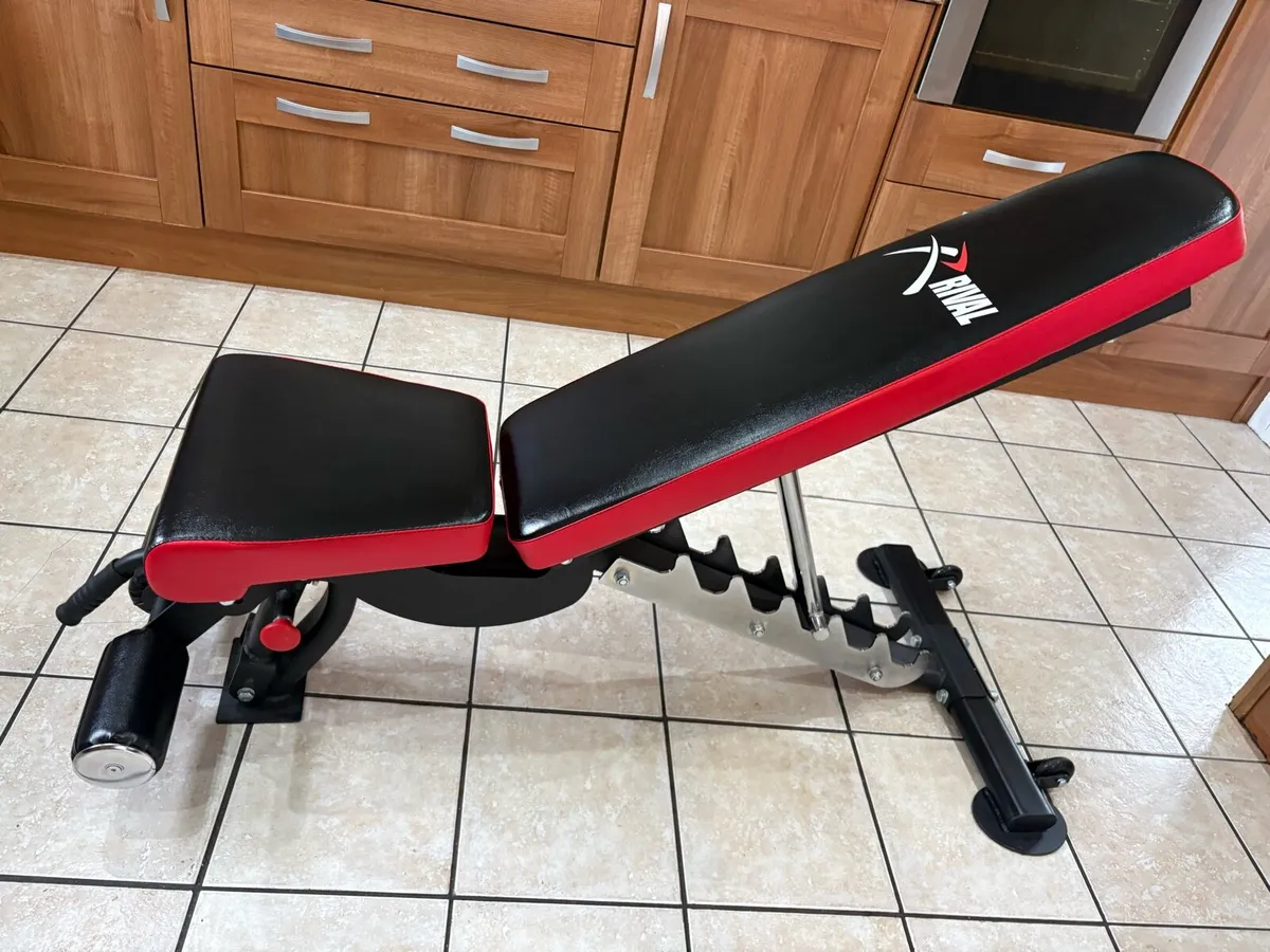 FULL COMMERCIAL WEIGHT BENCH, PERFECT, 1/2 NEW PR - Image 2