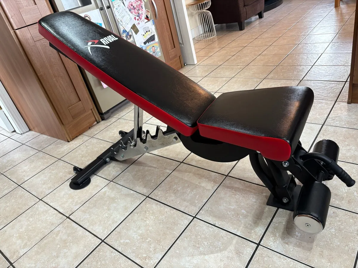 FULL COMMERCIAL WEIGHT BENCH, PERFECT, 1/2 NEW PR - Image 4