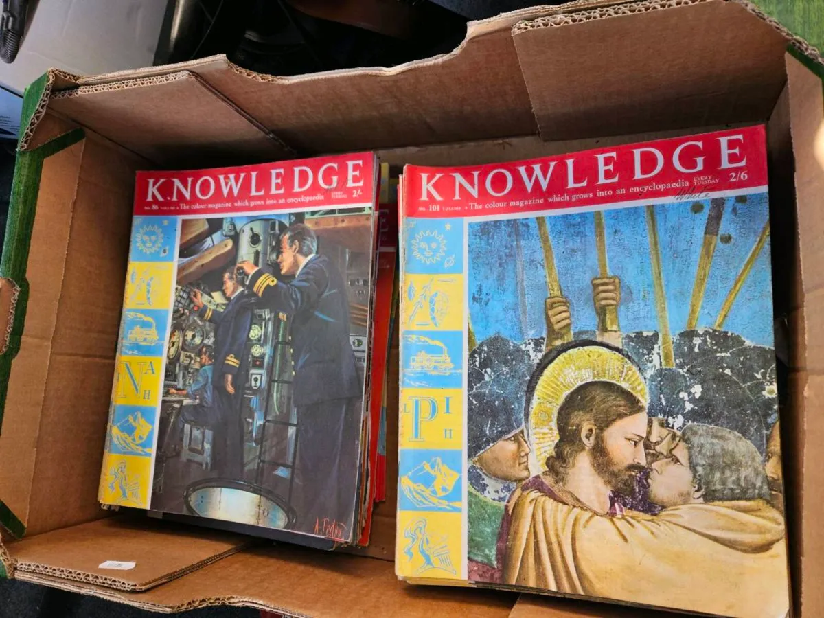 Box of Knowledge Magazines - Image 1