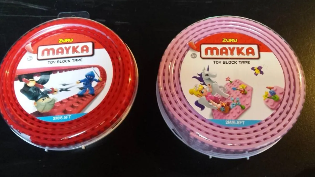 New: Mayaka tape 2metre 2 stud tape rolls x 2