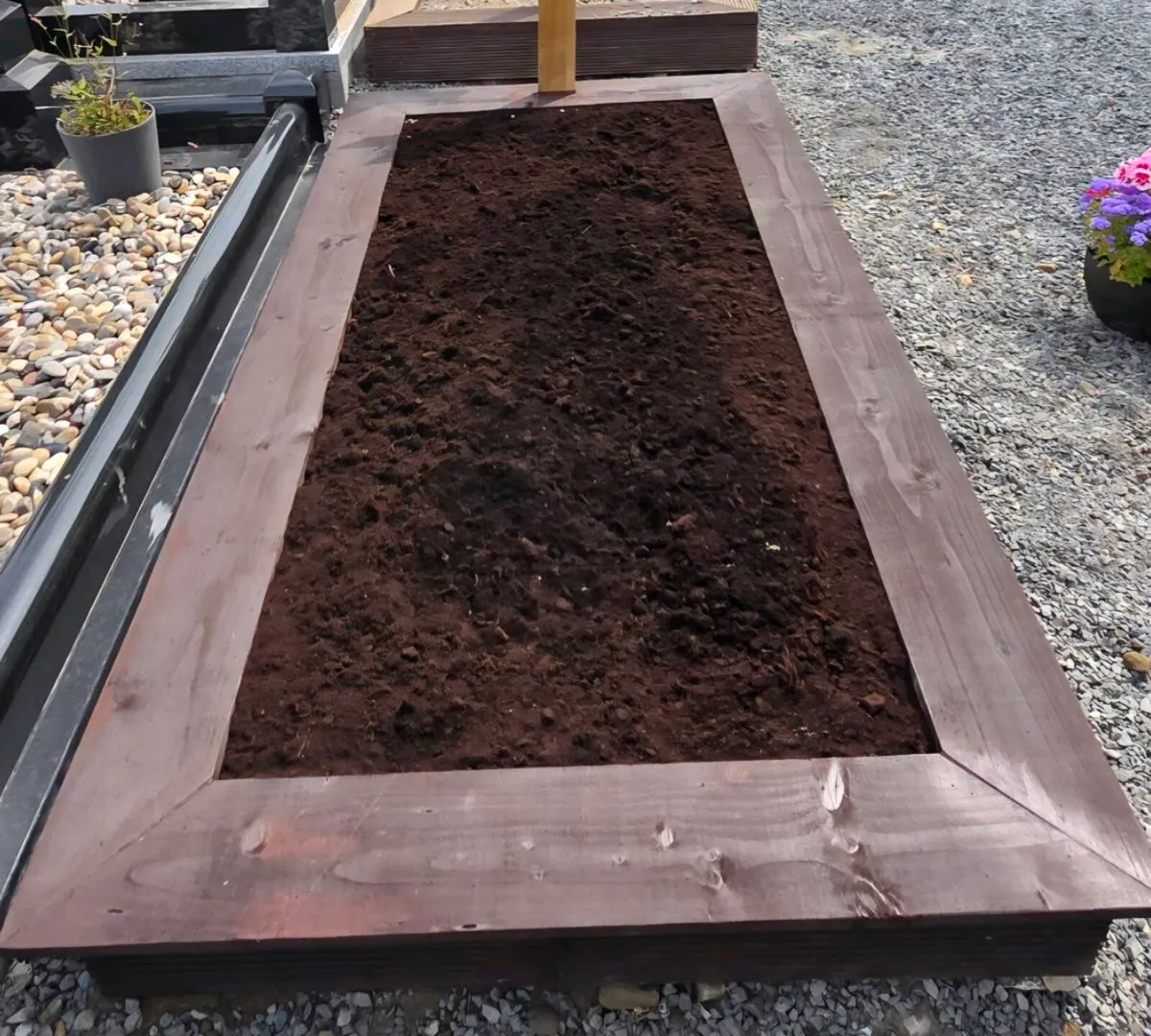 Handmade Timber Grave Surrounds - Image 2