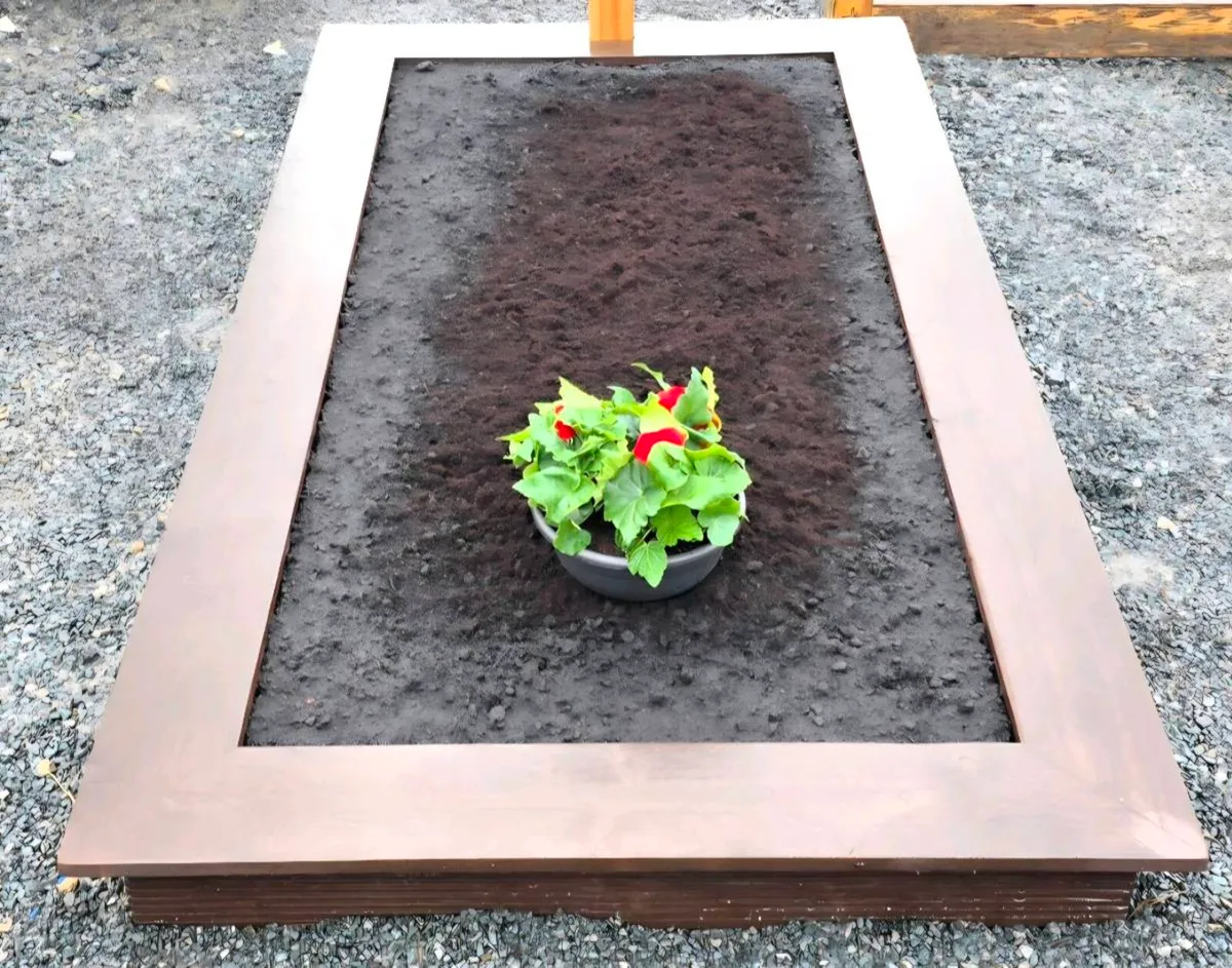 Handmade Timber Grave Surrounds - Image 1