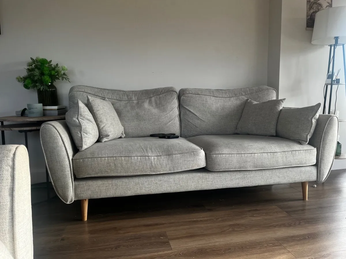 Sofa, light grey/beige - Image 3
