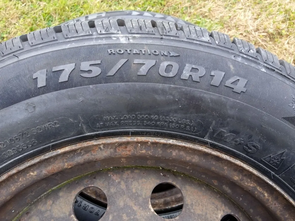 Doblo wheels and BRAND NEW all weather tyres - Image 4