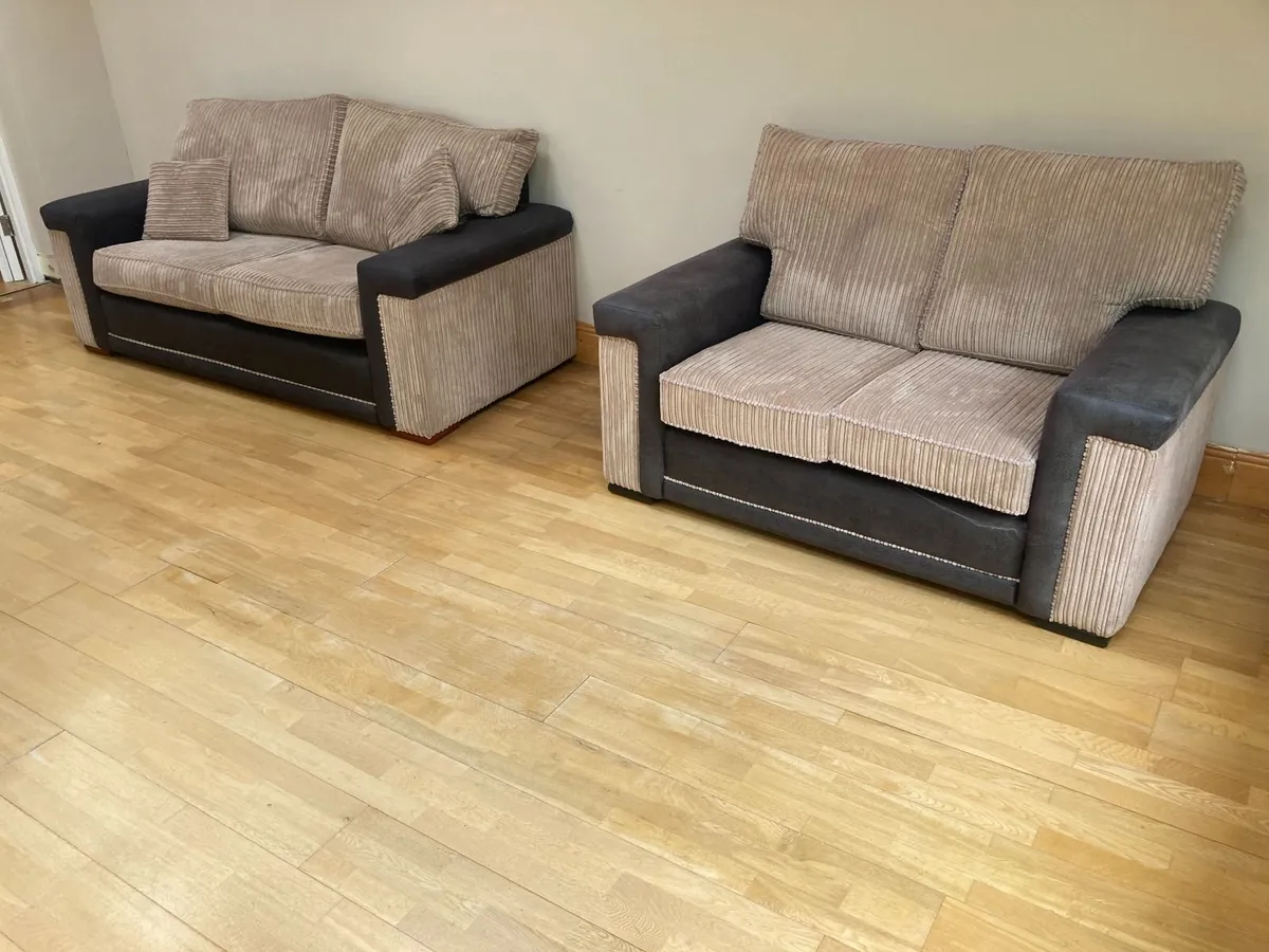 Sofa x 3 - 2 Seater Couches - Image 1