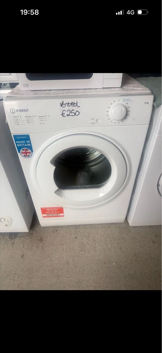 Vented tumble dryer - Image 1