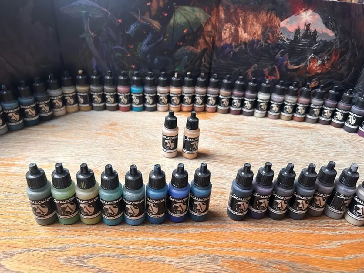 Complete ScaleColor Paint Set (70 Colours) Excellent Condition - Image 1