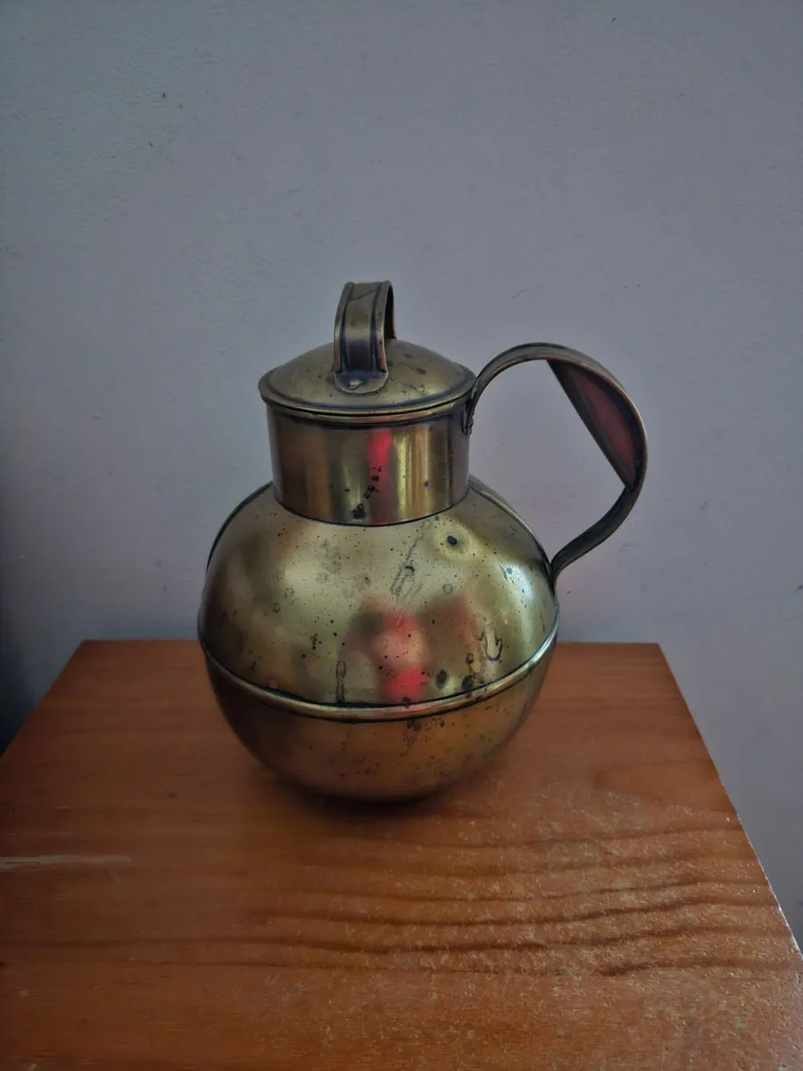 Vintage Antique Brass Pot - Image 3