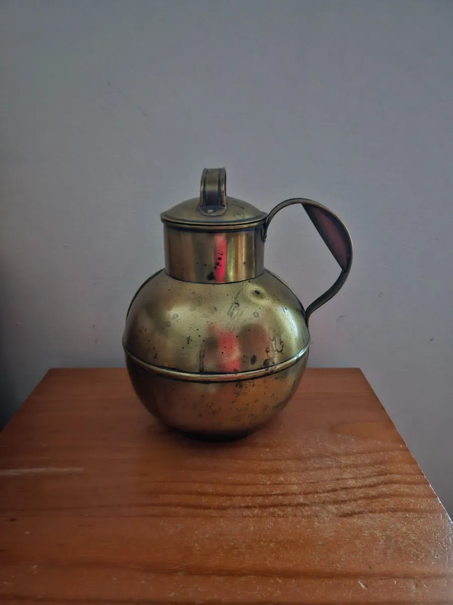 Vintage Antique Brass Pot - Image 4