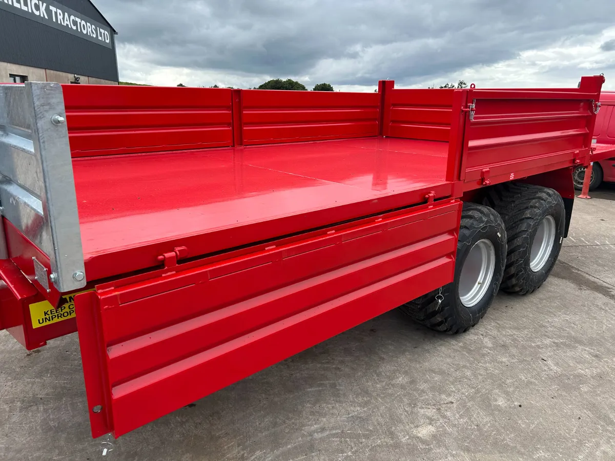 New Johnston 14ft Trailer C/W Bale Extension - Image 4