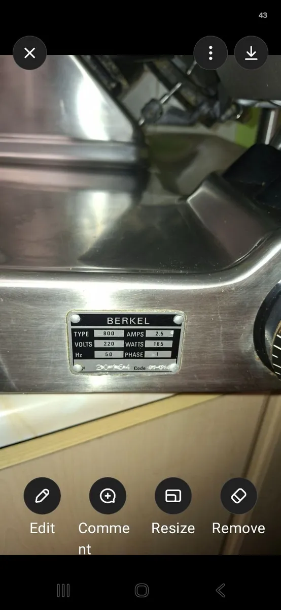 Berkel meat slicer - Image 4