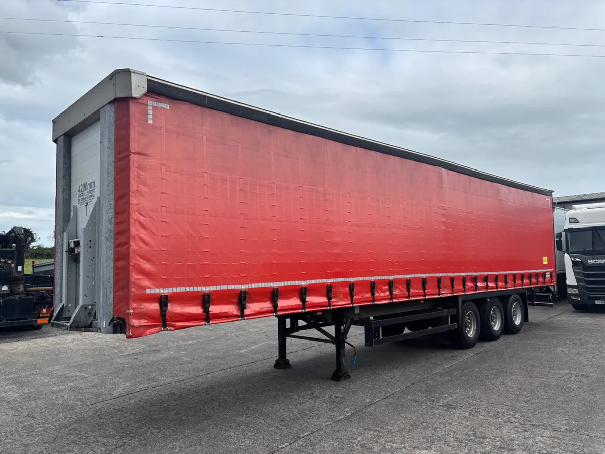 2016 Schmitz 4.2 Curtainsider  lift axle Drum - Image 3