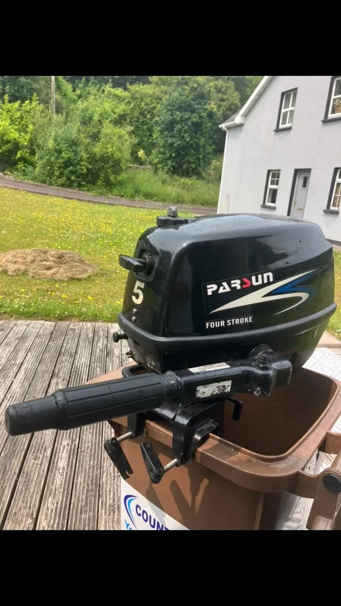 5hp 4 stroke Parsun outboard motor