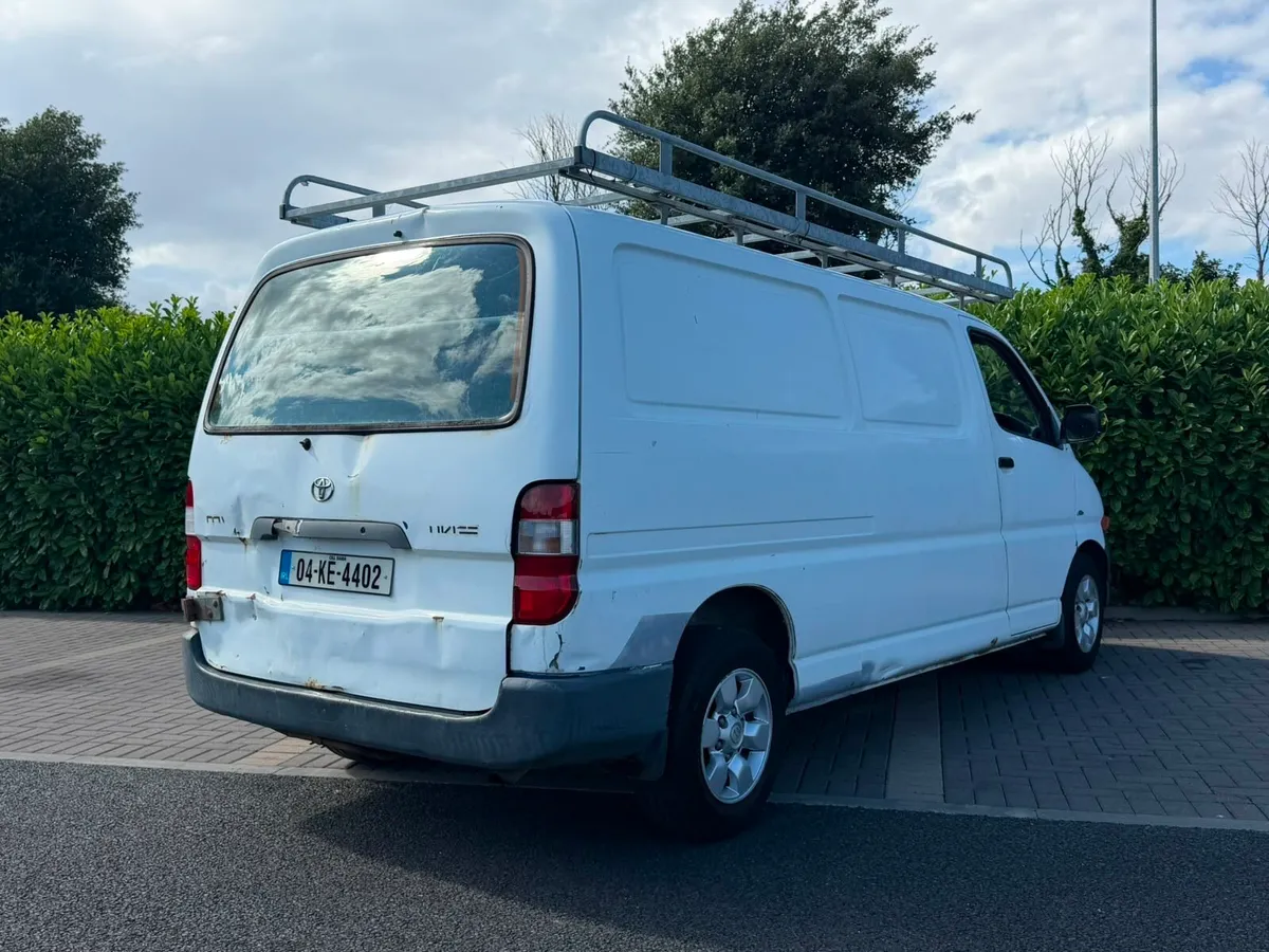 2004 Toyota Hi Ace 2.5 Diesel Van DOE 10/26 - Image 4