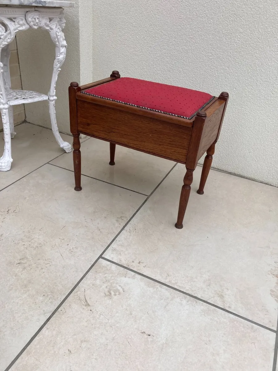 Antique Piano Stool. - Image 3