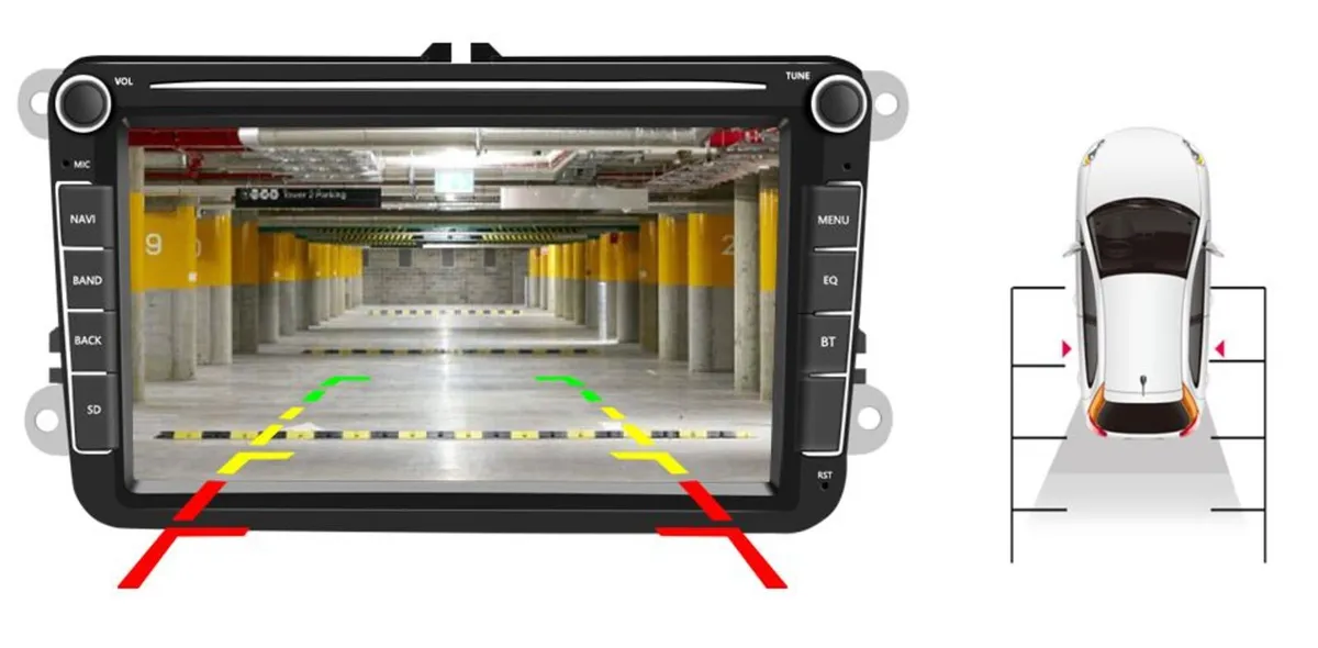 8" Android radio for Volkswagen Passat Golf T5 - Image 3