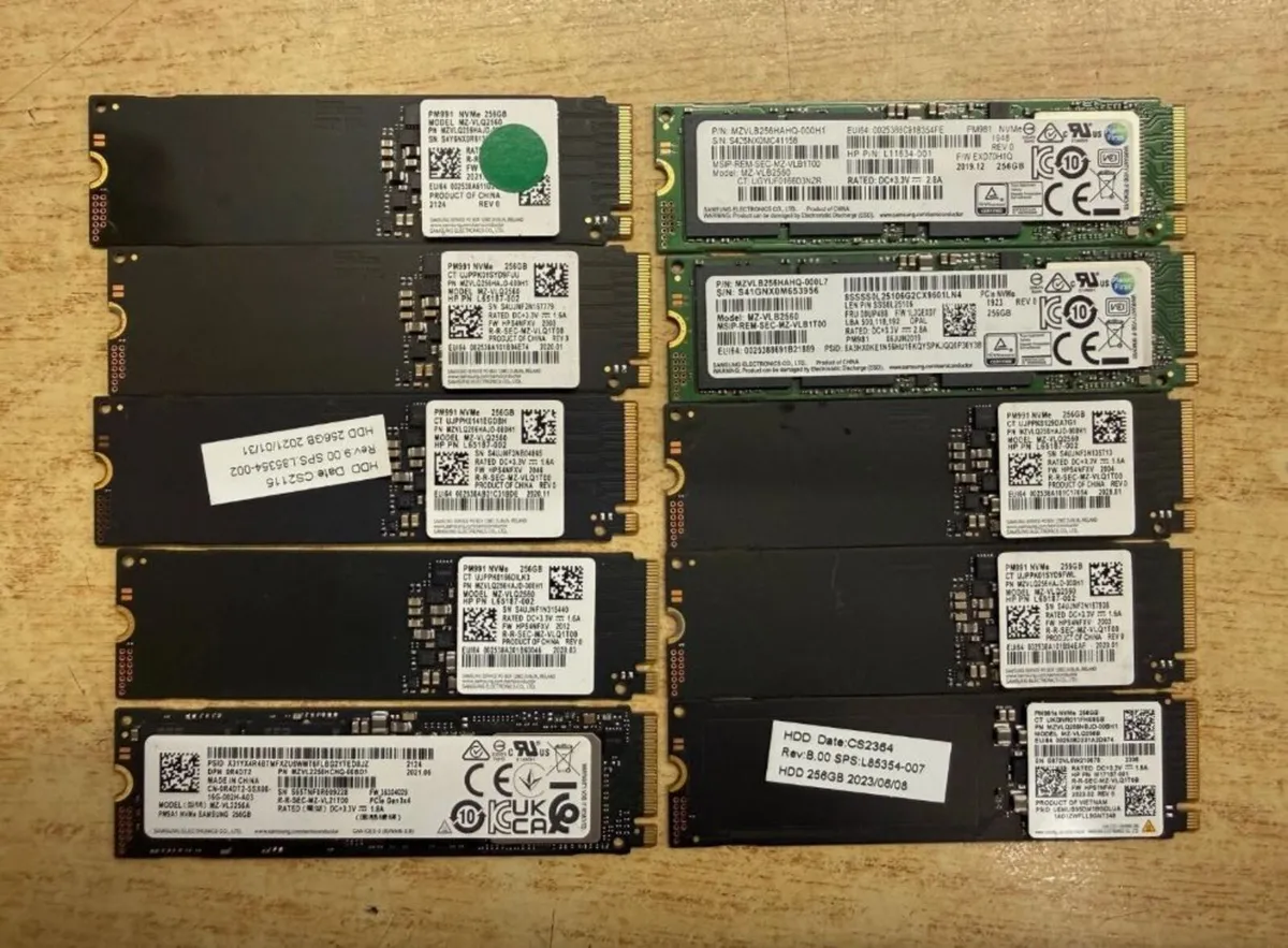 Mixed Brand 256GB M.2 NVMe SSD 2280 SSD - Image 3