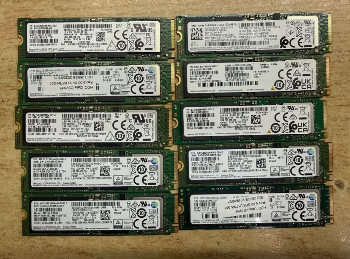 Mixed Brand 256GB M.2 NVMe SSD 2280 SSD - Image 4