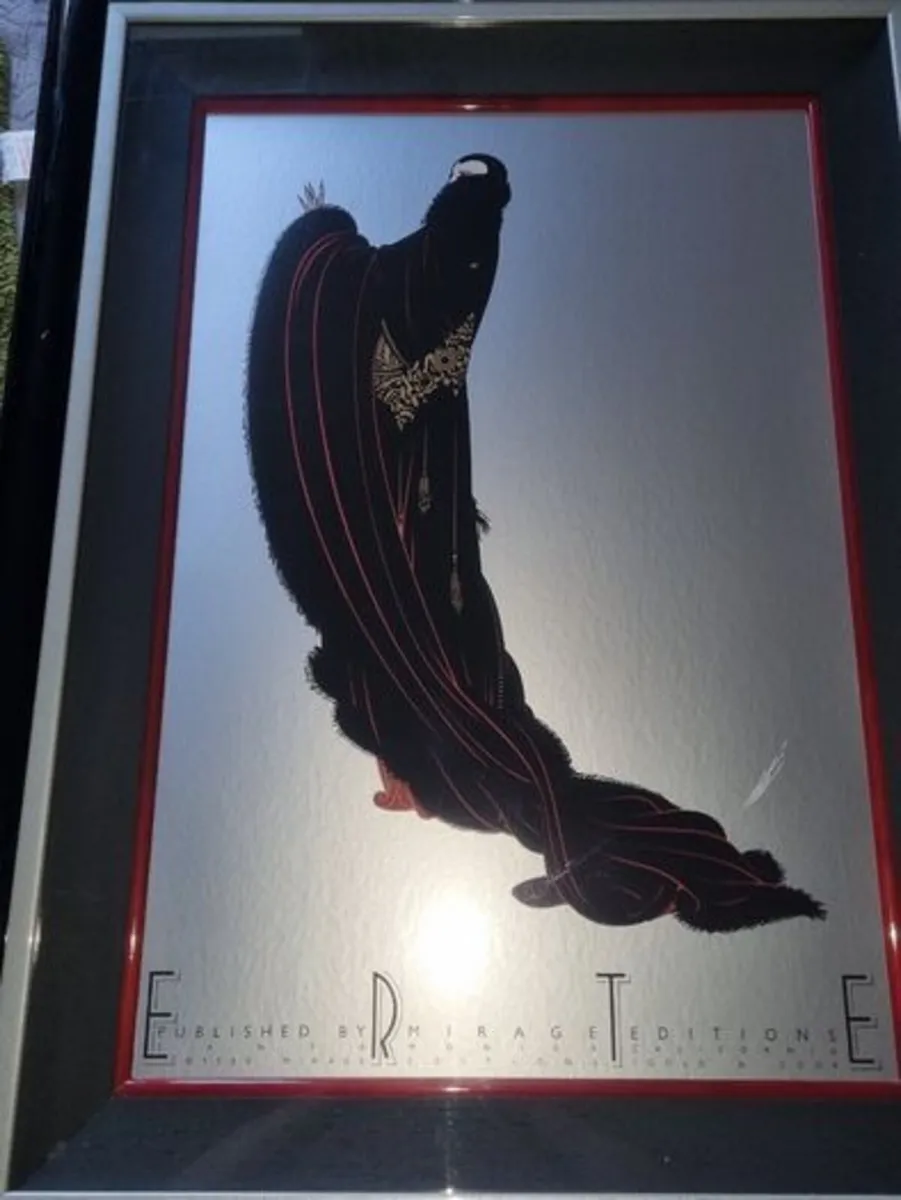 Framed Serigraph- ERTE Published In 1980 By Mirage - Image 1