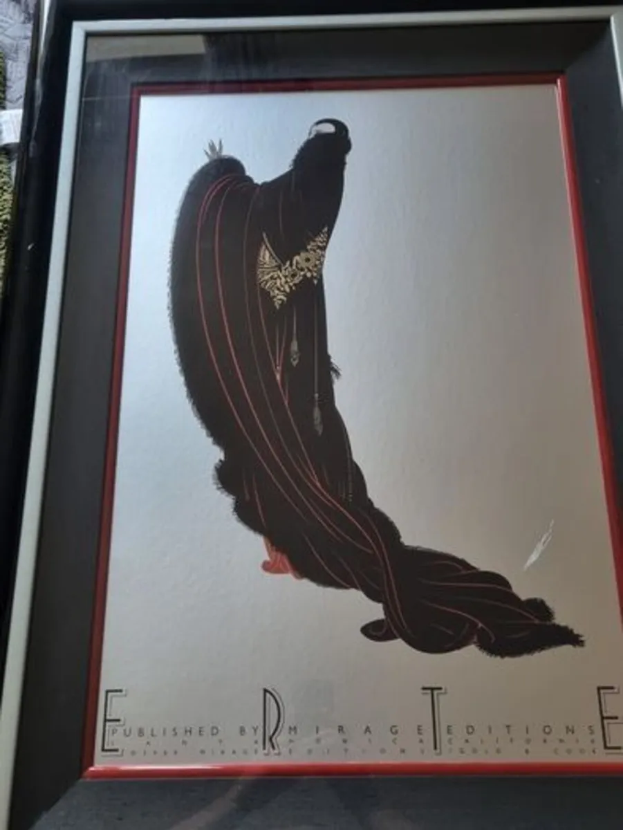 Framed Serigraph- ERTE Published In 1980 By Mirage - Image 2