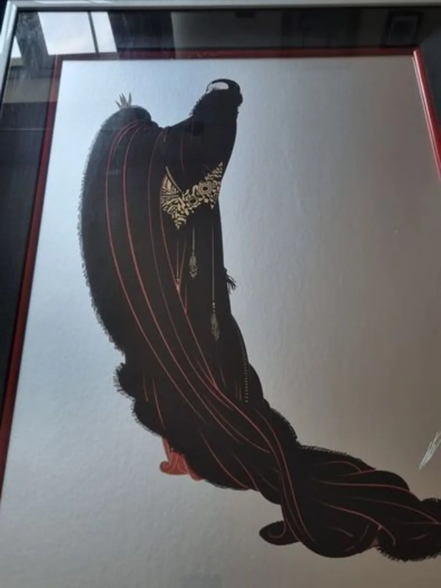 Framed Serigraph- ERTE Published In 1980 By Mirage - Image 3