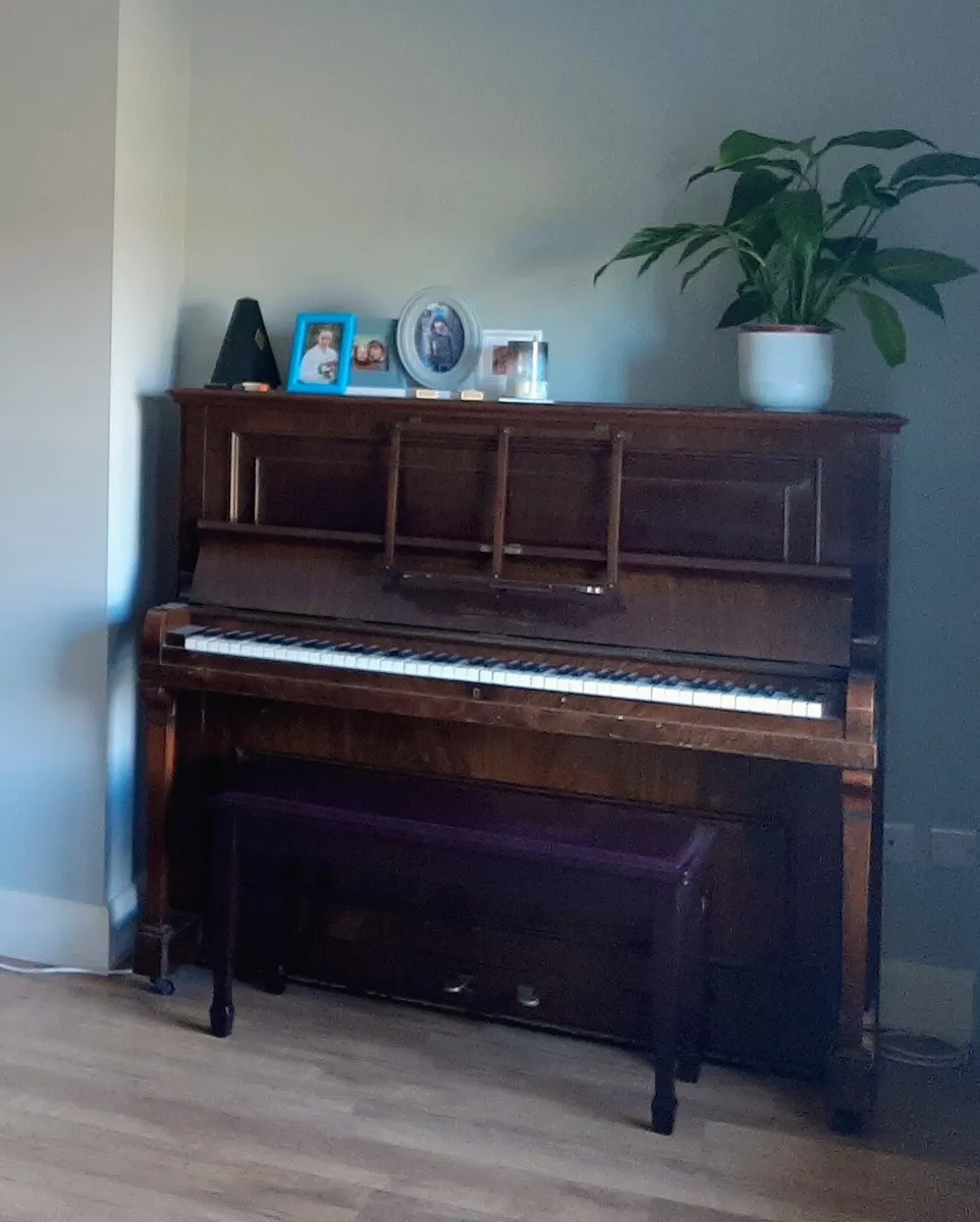 Free Piano and piano bench - must be collected