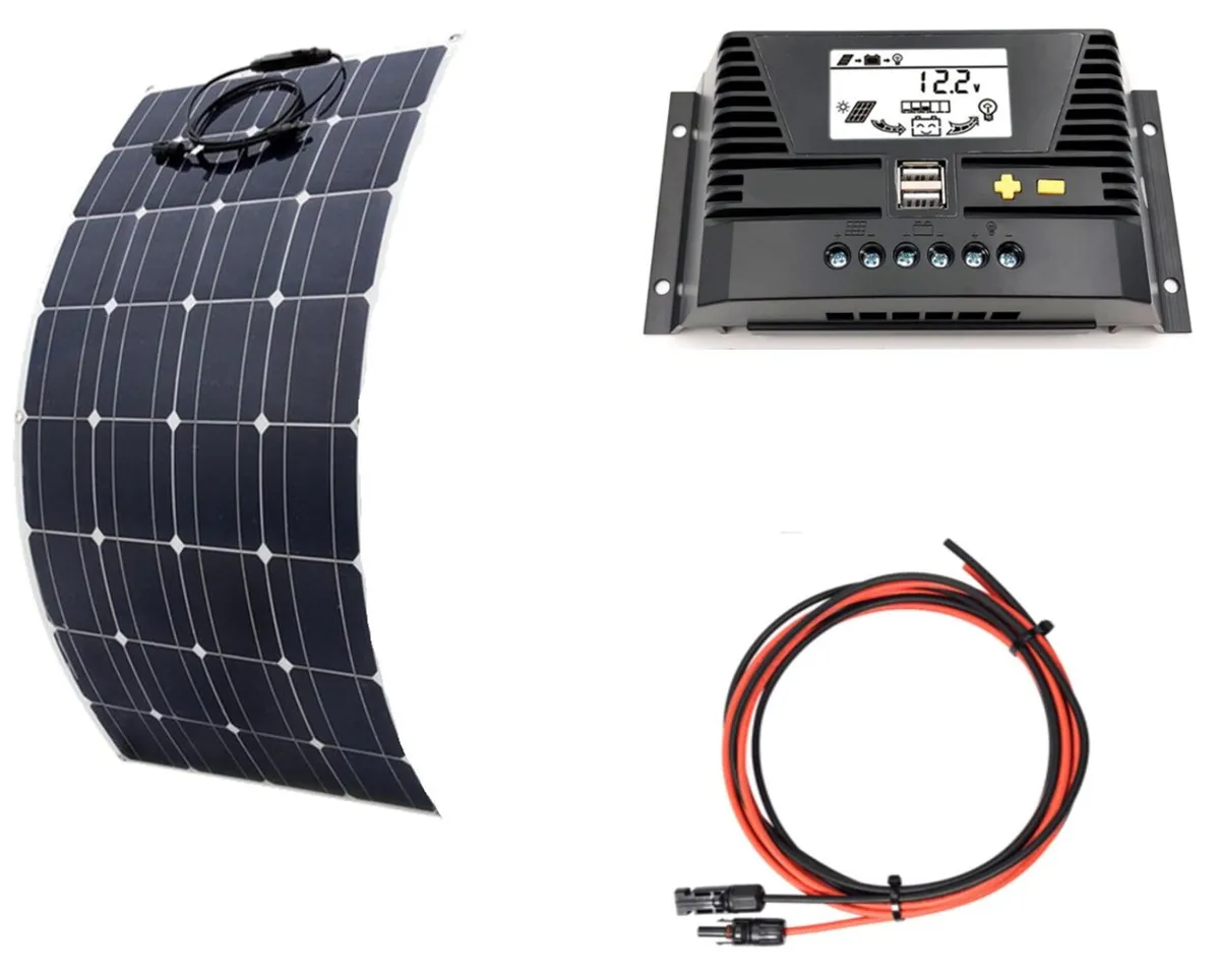 100W Lightweight flexible Solar panel Kit - Image 2
