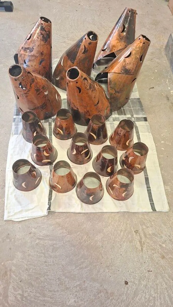 copper light fittings - Image 1