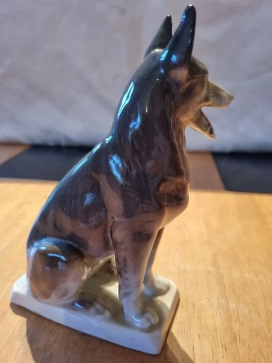Vintage Porcelain Dog Figurine - Image 4