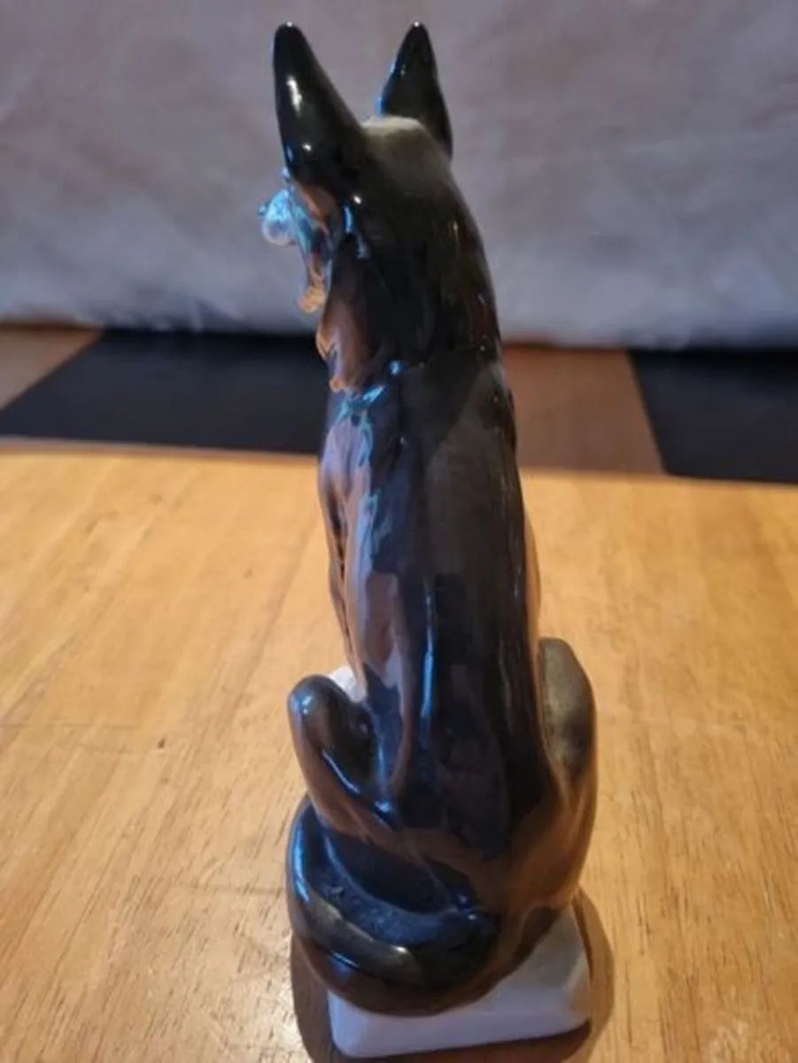 Vintage Porcelain Dog Figurine - Image 3