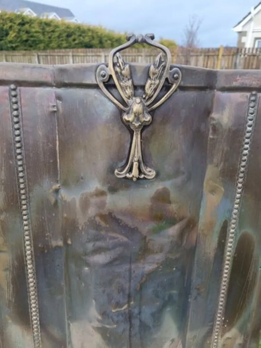 Antique fireplace screen - Image 2