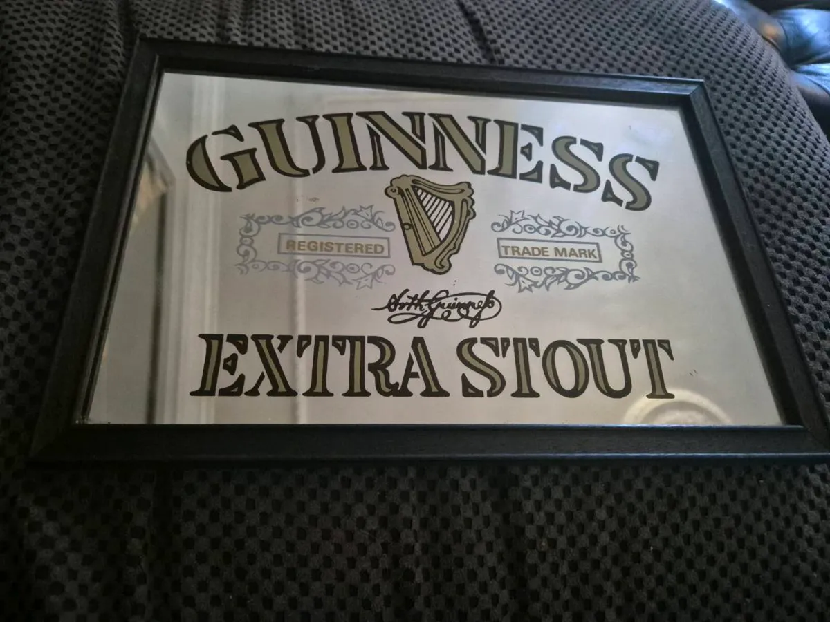 Guinness mirror vintage - Image 1