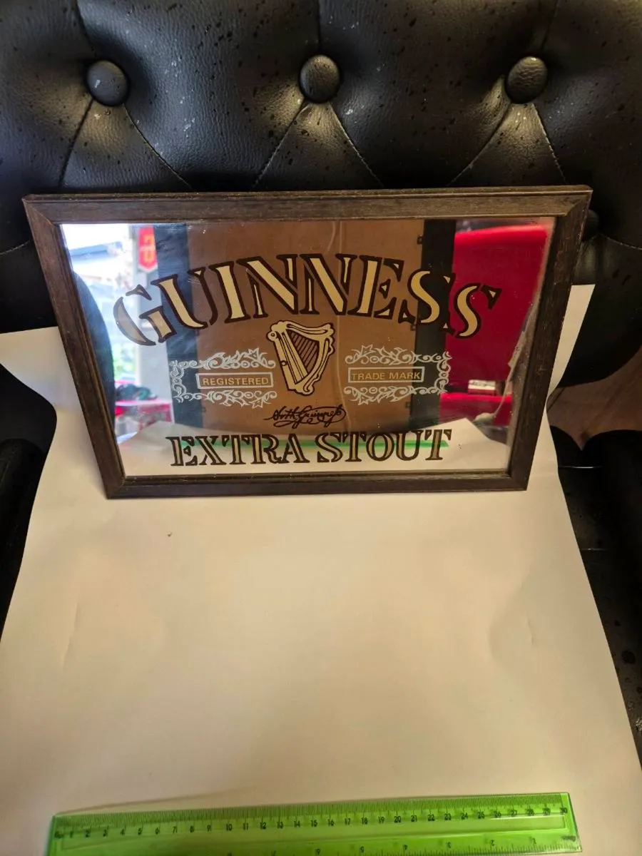 Guinness mirror vintage - Image 3