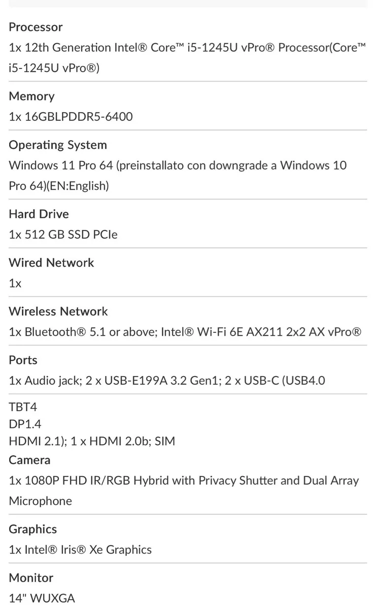 Lenovo x1 Carbon Gen10 - Image 4