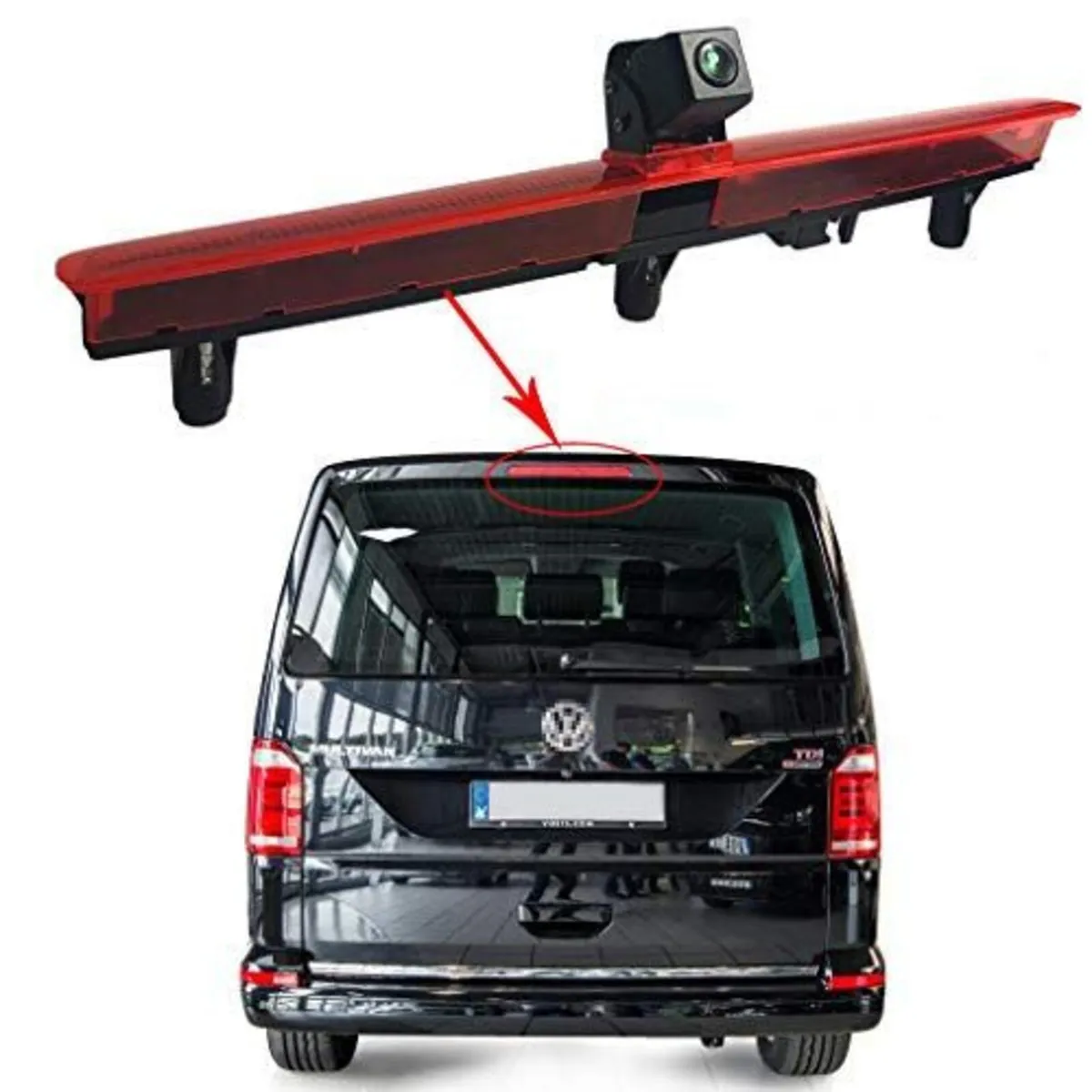 VW Transporter T5 brake light Camera Kit - Image 1