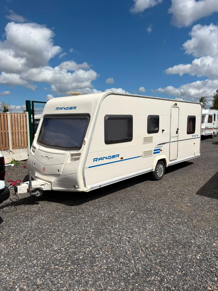 Bailey 6 Berth Fixed Triple Bunkbed Caravan - Image 2