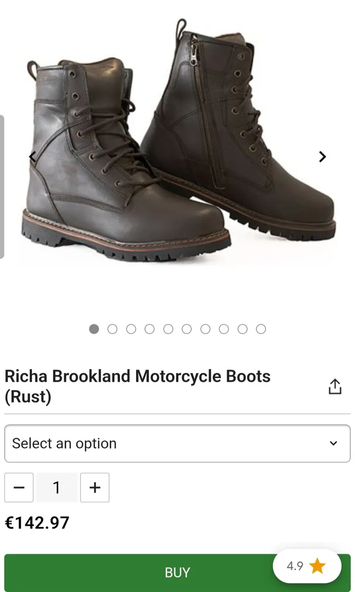 Richa Brookland Motorcycle Boots - Image 2