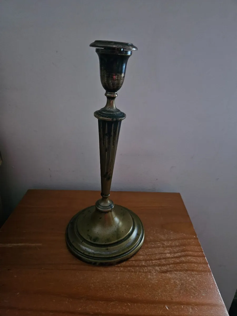 Vintage Brass Candle Stick - Image 3