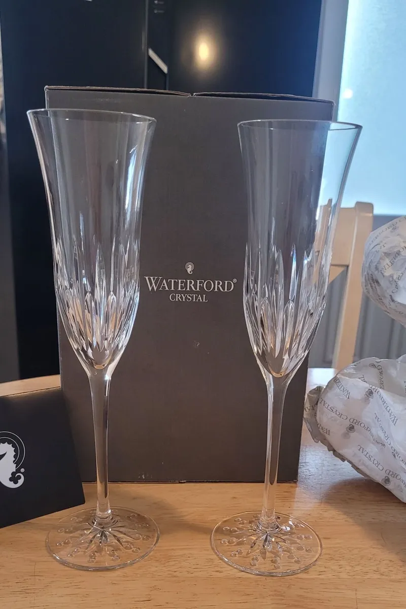 Waterford Crystal Champagne Glasses - Image 2