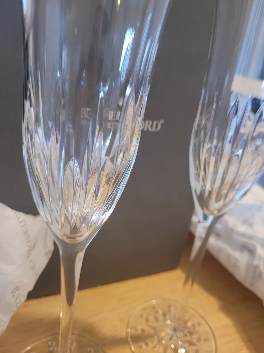 Waterford Crystal Champagne Glasses - Image 4