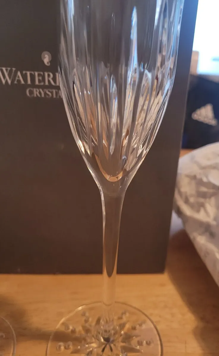 Waterford Crystal Champagne Glasses - Image 3