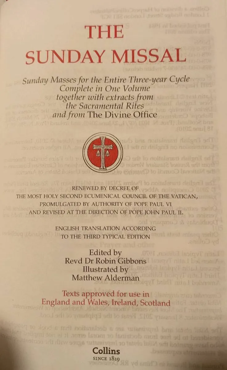 Sunday Missal 2011 With Slipcase - Image 2