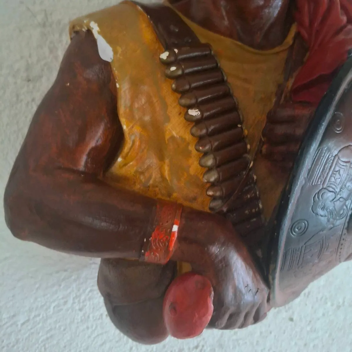 1960s Bossons 'Pathan' Chalkware Wall Plaque - Image 4